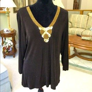 Chico’s Travelers Top      Size 2=L